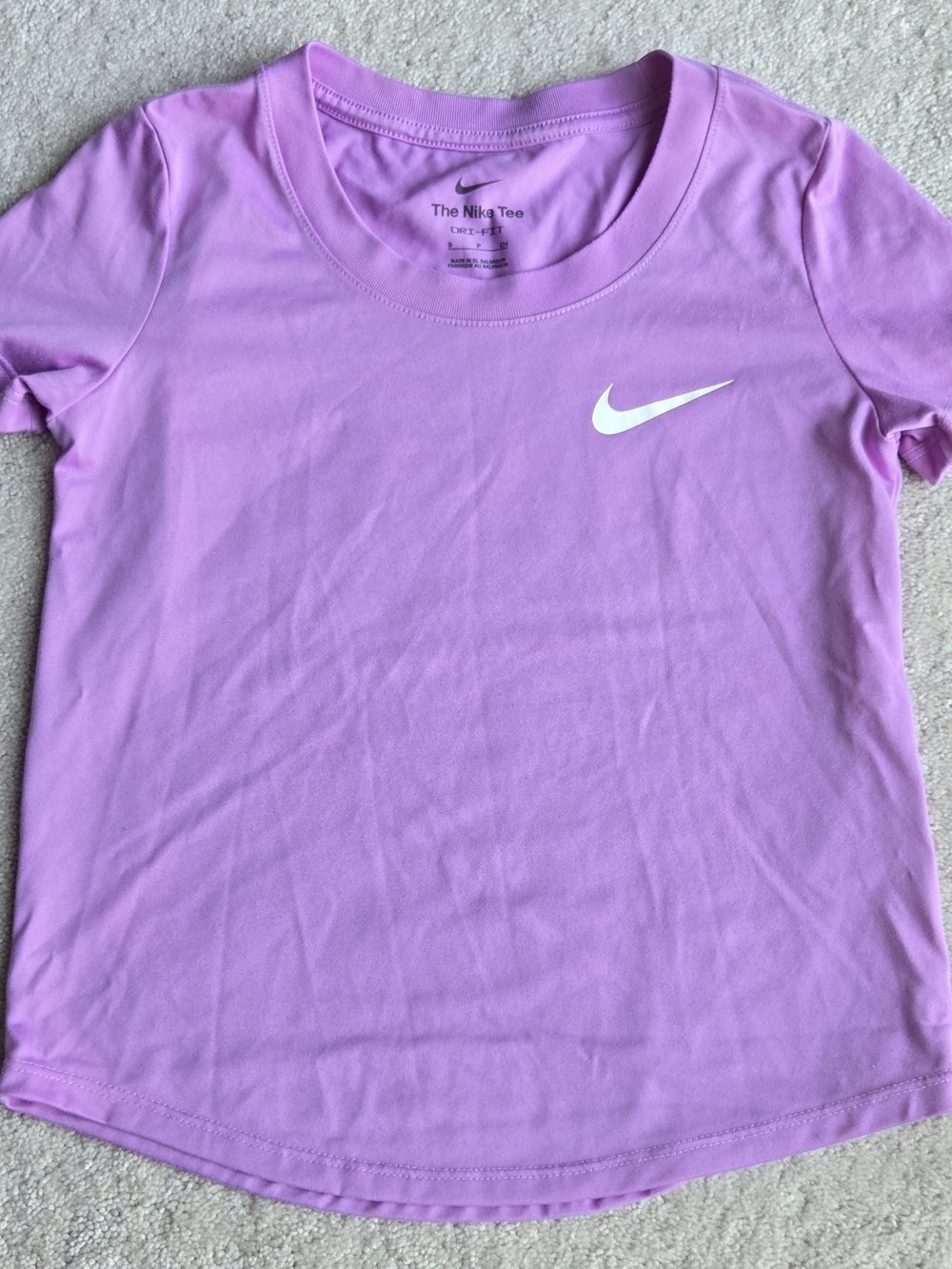 Nike Girls' Pink Dri-FIT Tee